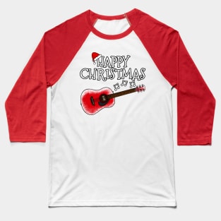 Christmas Acoustic Guitar Teacher Guitarist Xmas 2022 Baseball T-Shirt